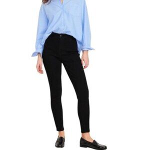 Old Navy High-Rise WOW SUPER-SKINNY Black Wash  Size 8 short